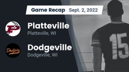 Recap: Platteville  vs. Dodgeville  2022