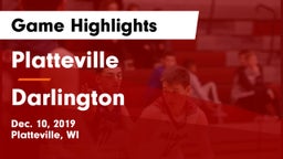 Platteville  vs Darlington  Game Highlights - Dec. 10, 2019