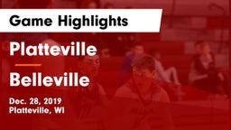 Platteville  vs Belleville  Game Highlights - Dec. 28, 2019