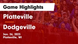 Platteville  vs Dodgeville  Game Highlights - Jan. 26, 2023