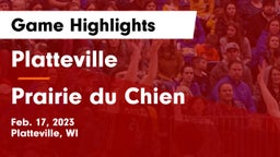 Platteville  vs Prairie du Chien  Game Highlights - Feb. 17, 2023