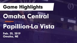Omaha Central  vs Papillion-La Vista  Game Highlights - Feb. 25, 2019