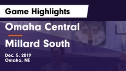 Omaha Central  vs Millard South  Game Highlights - Dec. 5, 2019