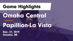 Omaha Central  vs Papillion-La Vista  Game Highlights - Dec. 31, 2019