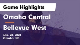 Omaha Central  vs Bellevue West  Game Highlights - Jan. 28, 2020