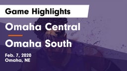 Omaha Central  vs Omaha South  Game Highlights - Feb. 7, 2020