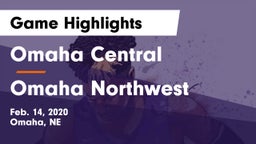 Omaha Central  vs Omaha Northwest  Game Highlights - Feb. 14, 2020
