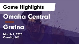 Omaha Central  vs Gretna Game Highlights - March 2, 2020