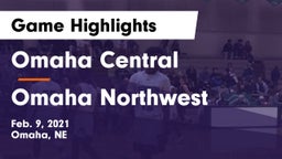 Omaha Central  vs Omaha Northwest  Game Highlights - Feb. 9, 2021