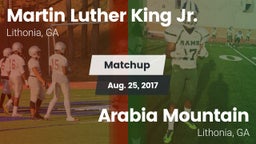 Matchup:  vs. Arabia Mountain  2017