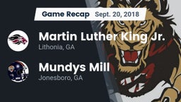 Recap: Martin Luther King Jr.  vs. Mundys Mill  2018