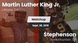 Matchup: MLK vs. Stephenson  2018