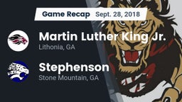 Recap: Martin Luther King Jr.  vs. Stephenson  2018