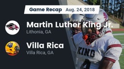 Recap: Martin Luther King Jr.  vs. Villa Rica  2018