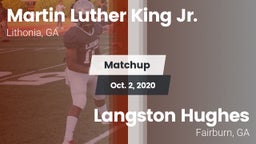 Matchup: MLK vs. Langston Hughes  2020