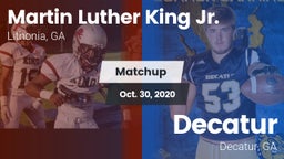 Matchup: MLK vs. Decatur  2020