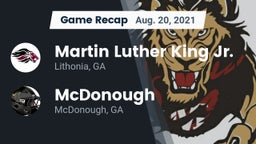 Recap: Martin Luther King Jr.  vs. McDonough  2021