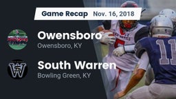 Recap: Owensboro  vs. South Warren  2018