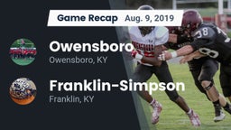 Recap: Owensboro  vs. Franklin-Simpson  2019