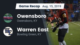 Recap: Owensboro  vs. Warren East  2019