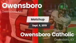 Matchup: Owensboro High vs. Owensboro Catholic  2019