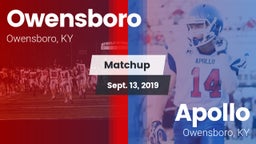 Matchup: Owensboro High vs. Apollo  2019