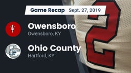 Recap: Owensboro  vs. Ohio County  2019