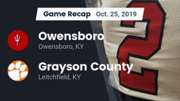 Recap: Owensboro  vs. Grayson County  2019