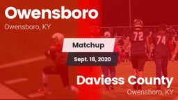 Matchup: Owensboro High vs. Daviess County  2020