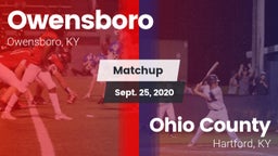 Matchup: Owensboro High vs. Ohio County  2020