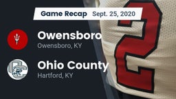 Recap: Owensboro  vs. Ohio County  2020