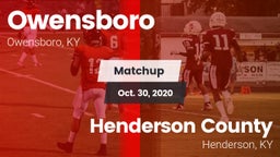 Matchup: Owensboro High vs. Henderson County  2020