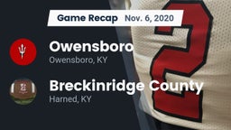 Recap: Owensboro  vs. Breckinridge County  2020
