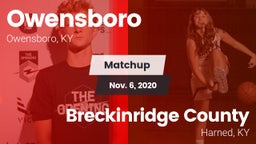 Matchup: Owensboro High vs. Breckinridge County  2020