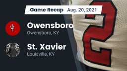 Recap: Owensboro  vs. St. Xavier  2021