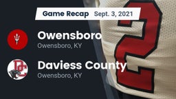 Recap: Owensboro  vs. Daviess County  2021