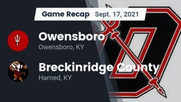 Recap: Owensboro  vs. Breckinridge County  2021