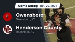 Recap: Owensboro  vs. Henderson County  2021