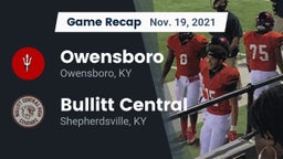 Recap: Owensboro  vs. Bullitt Central  2021