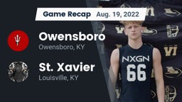 Recap: Owensboro  vs. St. Xavier  2022