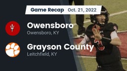 Recap: Owensboro  vs. Grayson County  2022