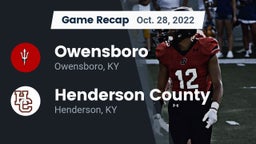 Recap: Owensboro  vs. Henderson County  2022