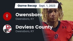 Recap: Owensboro  vs. Daviess County  2023