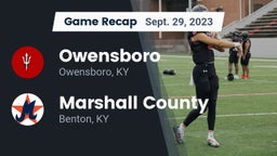 Recap: Owensboro  vs. Marshall County  2023