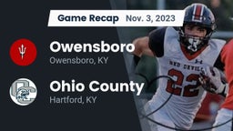 Recap: Owensboro  vs. Ohio County  2023