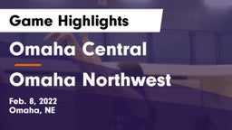 Omaha Central  vs Omaha Northwest  Game Highlights - Feb. 8, 2022
