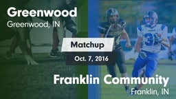 Matchup: Greenwood High vs. Franklin Community  2016