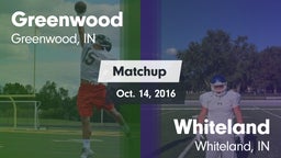 Matchup: Greenwood High vs. Whiteland  2016