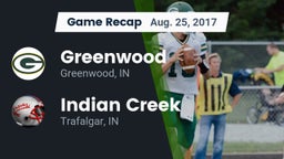 Recap: Greenwood  vs. Indian Creek  2017
