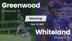 Matchup: Greenwood High vs. Whiteland  2017